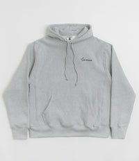 Service Works Script Logo Hoodie in Marl Grey