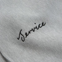 Service Works Script Logo Hoodie in Marl Grey thumbnail