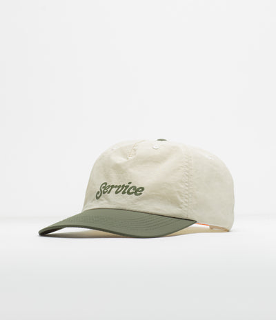 Service Works Script Surf Cap in Off White and Olive