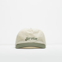Service Works Script Surf Cap in Off White and Olive thumbnail