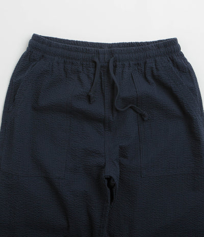 Service Works Seersucker Chef Pants in Dark Navy