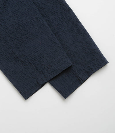 Service Works Seersucker Chef Pants in Dark Navy