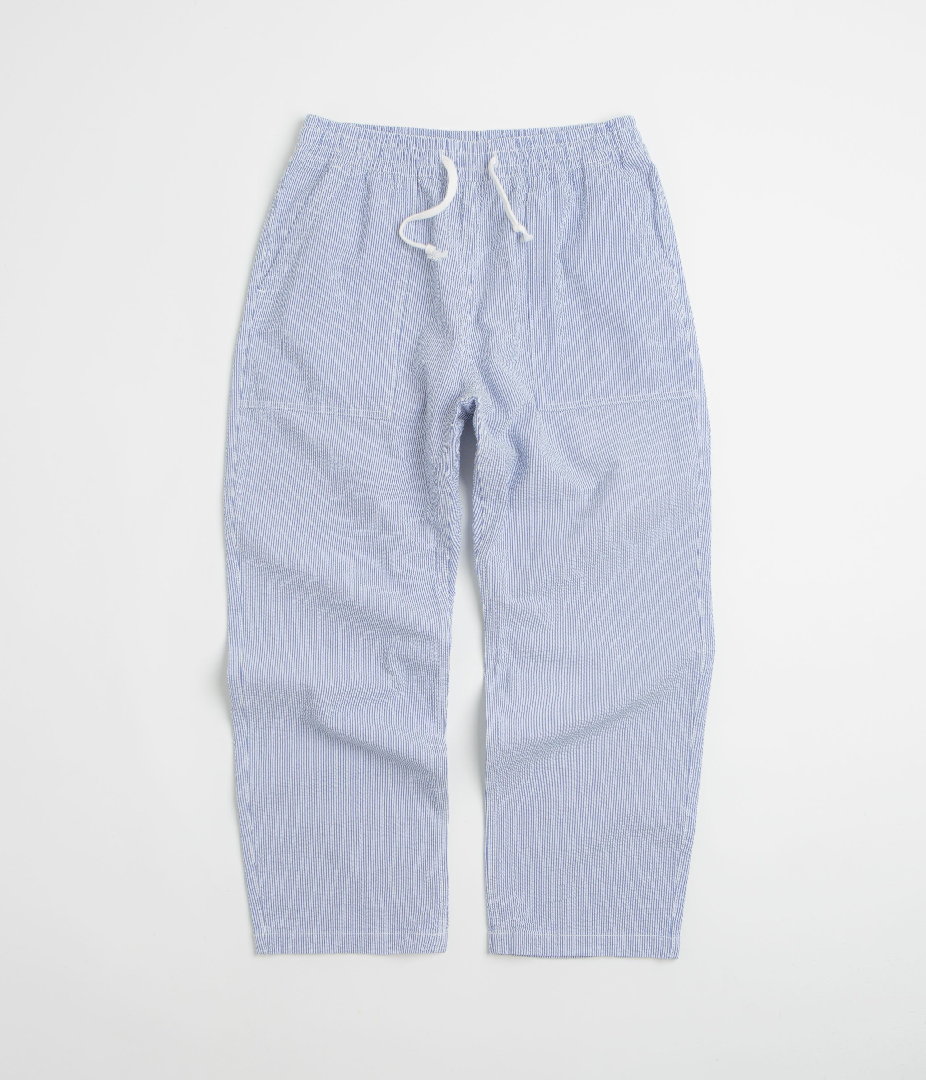 Service Works Seersucker Chef Pants - Navy Stripe