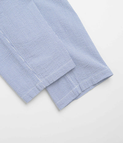 Service Works Seersucker Chef Pants in Navy Stripe