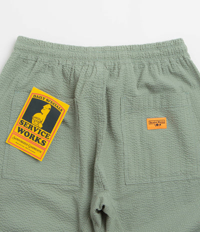 Service Works Seersucker Chef Pants - Sage