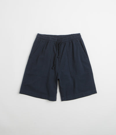 Service Works Seersucker Chef Shorts - Dark Navy