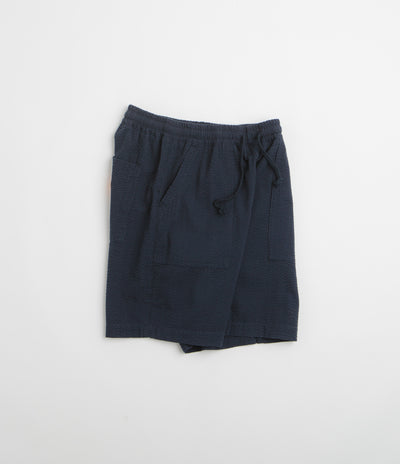 Service Works Seersucker Chef Shorts - Dark Navy