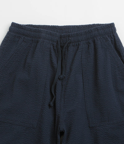 Service Works Seersucker Chef Shorts - Dark Navy