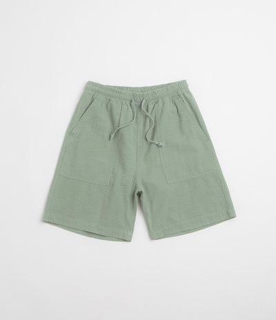 Service Works Seersucker Chef Shorts - Sage