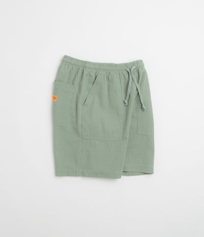 Service Works Seersucker Chef Shorts - Sage