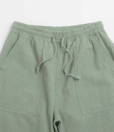 Service Works Seersucker Chef Shorts - Sage