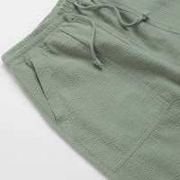Service Works Seersucker Chef Shorts - Sage thumbnail