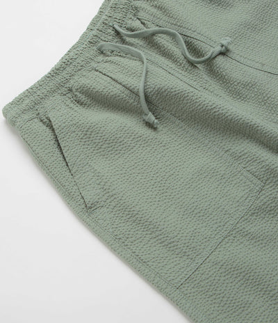 Service Works Seersucker Chef Shorts - Sage