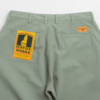 Service Works Seersucker Part Timer Shorts - Sage thumbnail