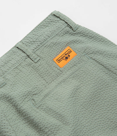 Service Works Seersucker Part Timer Shorts - Sage