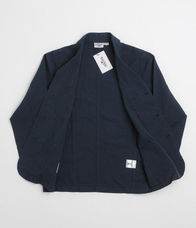Service Works Seersucker Server Suit Jacket - Dark Navy