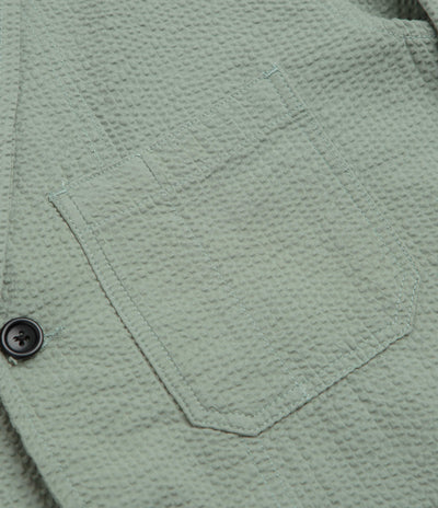 Service Works Seersucker Server Suit Jacket - Sage