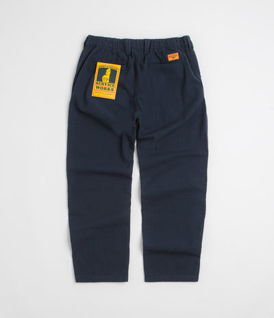 Service Works Seersucker Waiter Pants - Dark Navy