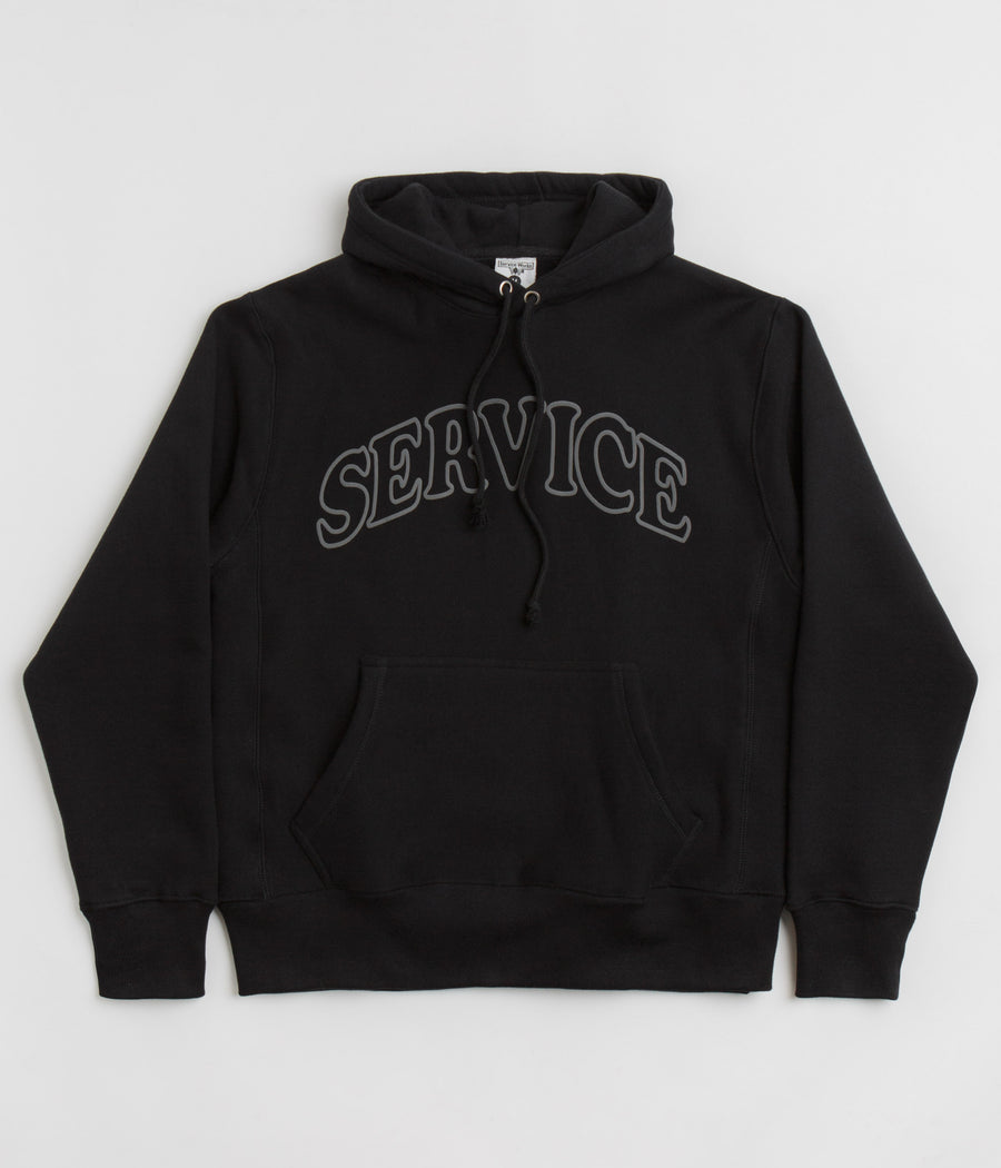Service Works Service Arch Logo Hoodie in Black