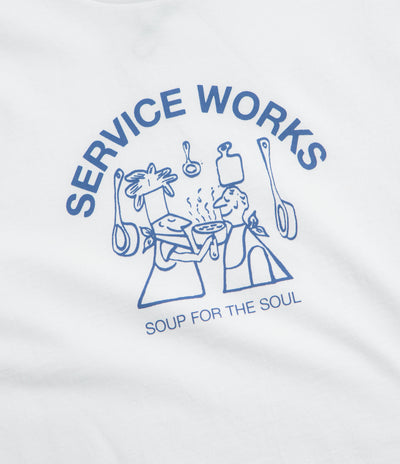 Service Works Soup For The Soul T-Shirt - White
