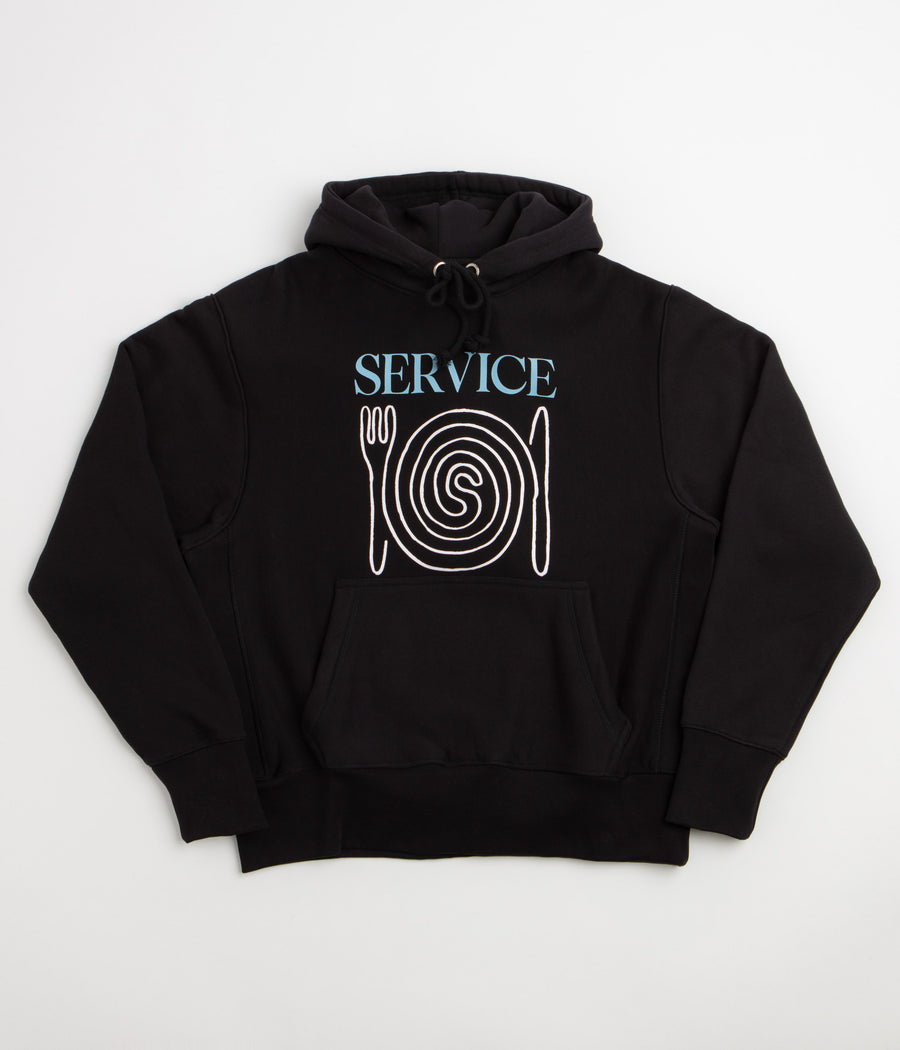 Service Works Spiral Hoodie - Black
