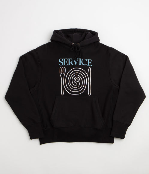 Service Works Spiral Hoodie - Black