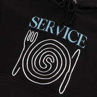 Service Works Spiral Hoodie in Black thumbnail