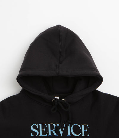 Service Works Spiral Hoodie in Black