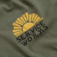 Service Works Sunny Side Up T-Shirt in Olive thumbnail