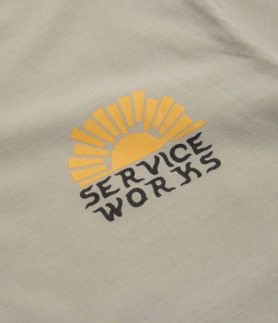 Service Works Sunny Side Up T-Shirt in Stone