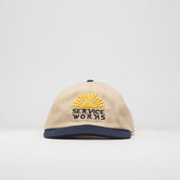 Service Works Sunnyside Up Cap in Off-White and Navy thumbnail