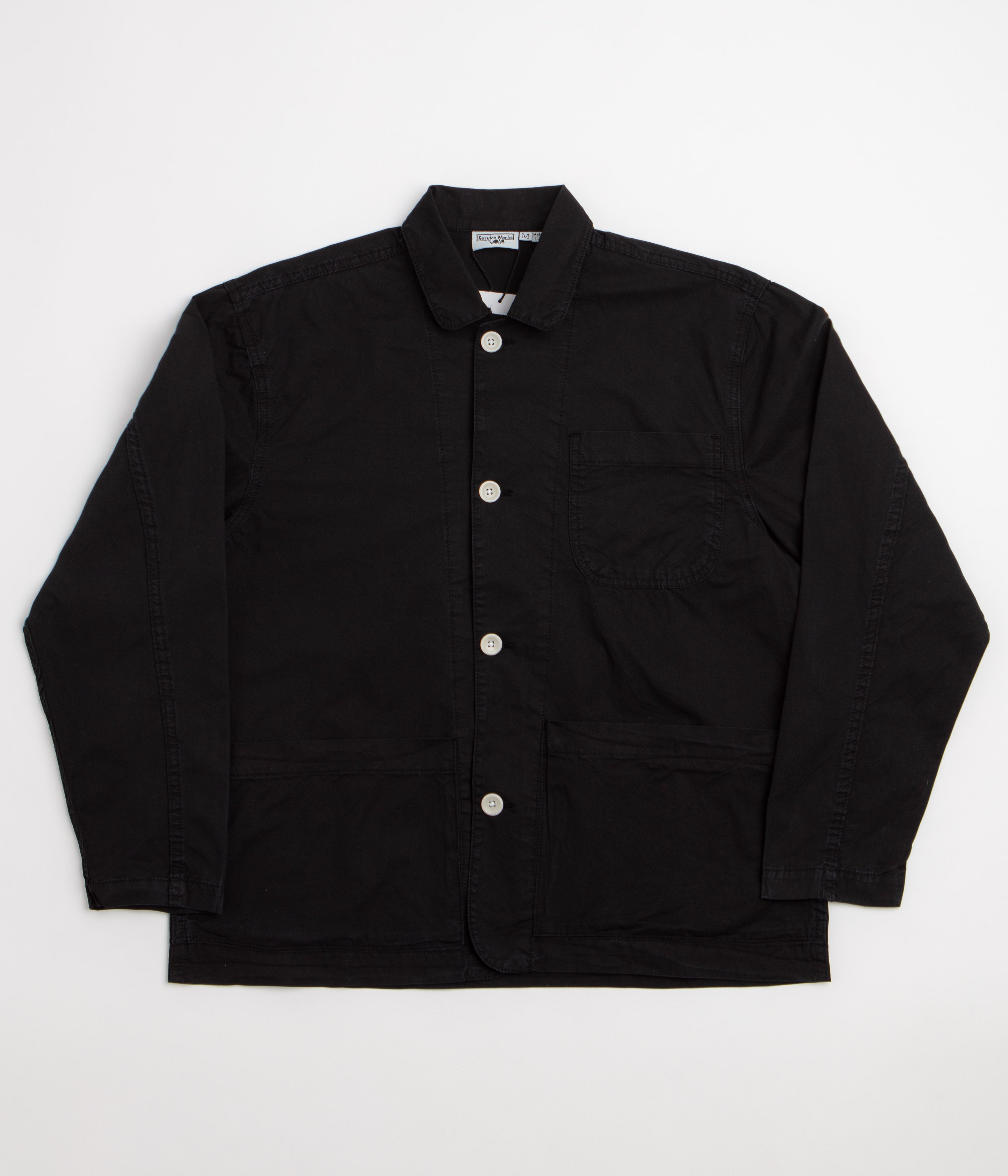 Service Works Tech Twill Easy Chef Shirt - Black