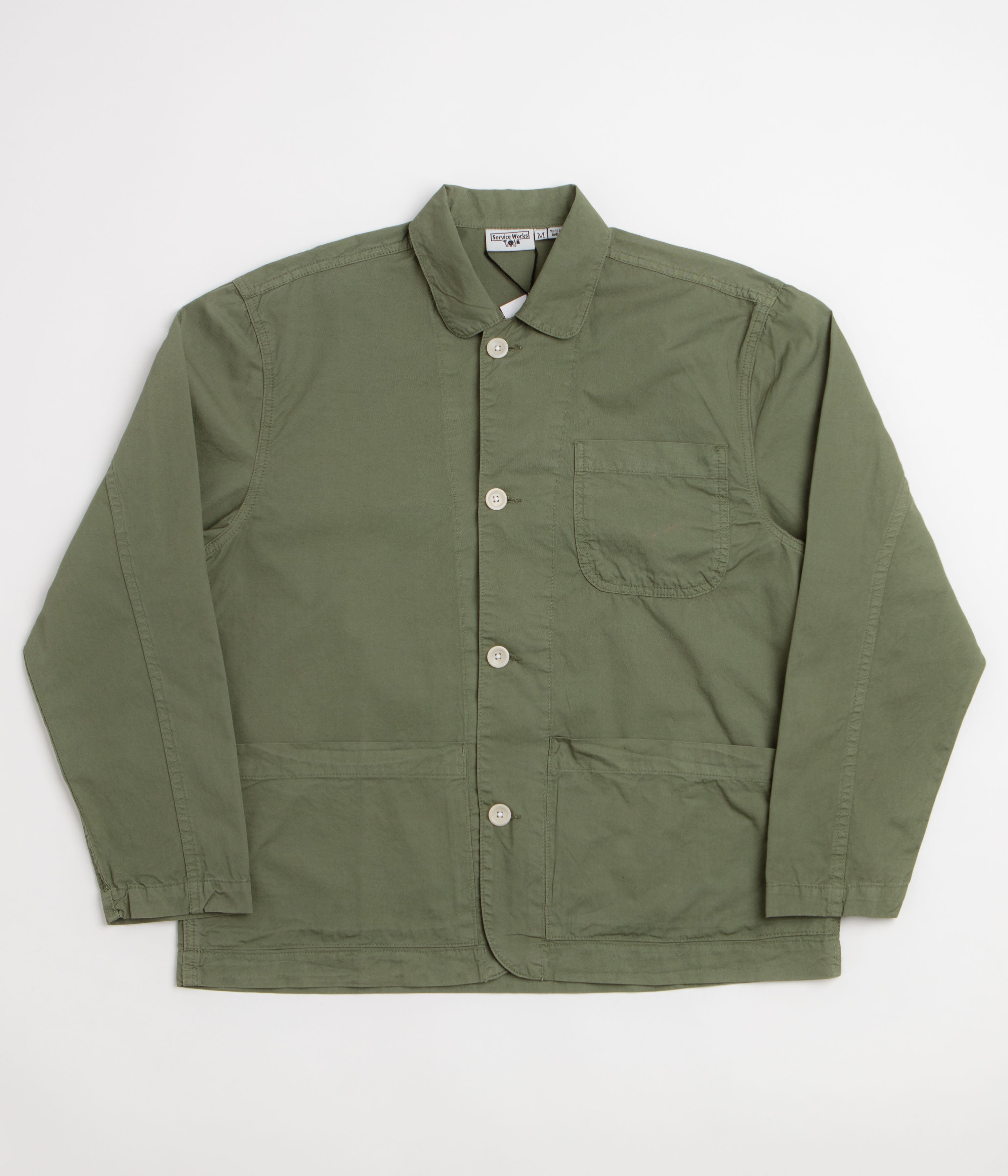 Service Works Tech Twill Easy Chef Shirt - Olive