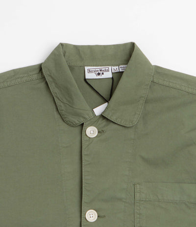 Service Works Tech Twill Easy Chef Shirt - Olive