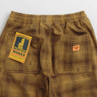 Service Works Thistle Plaid Chef Pants - Ochre thumbnail