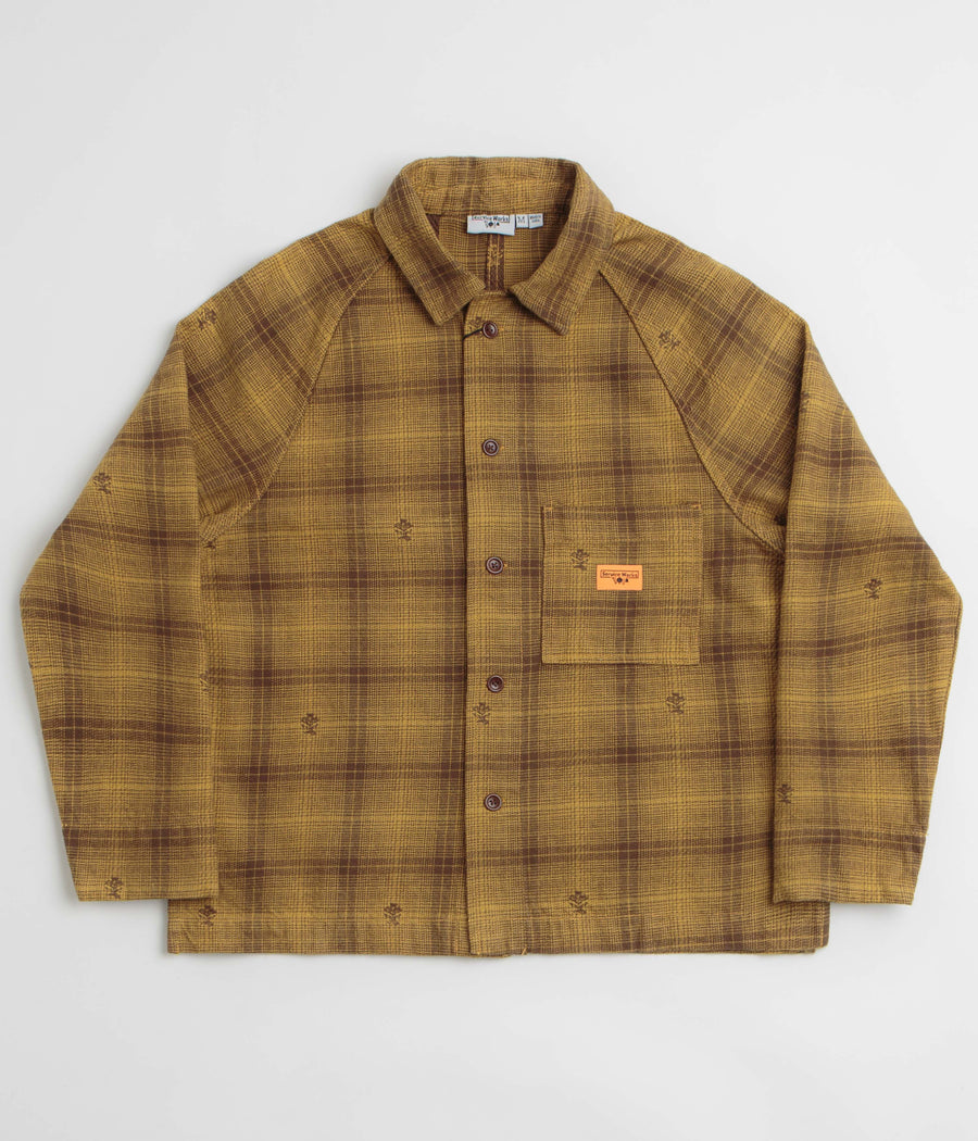 Service Works Thistle Plaid FOH Jacket in Ochre