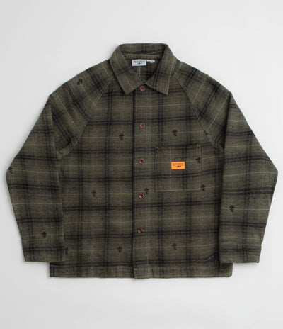 Service Works Thistle Plaid FOH Jacket in Olive