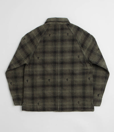 Service Works Thistle Plaid FOH Jacket in Olive