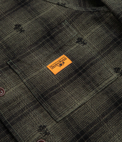 Service Works Thistle Plaid FOH Jacket in Olive