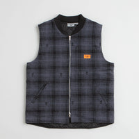Service Works Thistle Plaid Work Vest - Black thumbnail