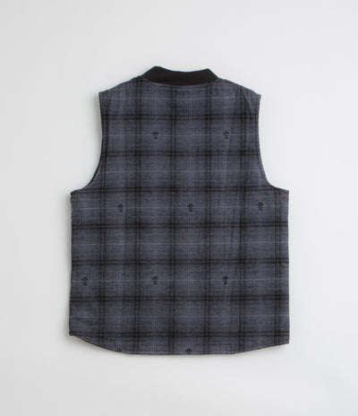 Service Works Thistle Plaid Work Vest - Black