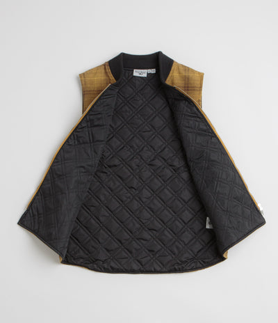 Service Works Thistle Plaid Work Vest - Ochre