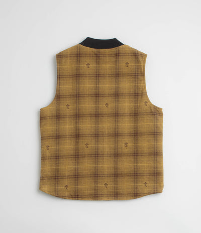 Service Works Thistle Plaid Work Vest - Ochre