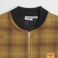 Service Works Thistle Plaid Work Vest - Ochre thumbnail