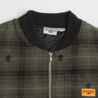 Service Works Thistle Plaid Work Vest - Olive thumbnail