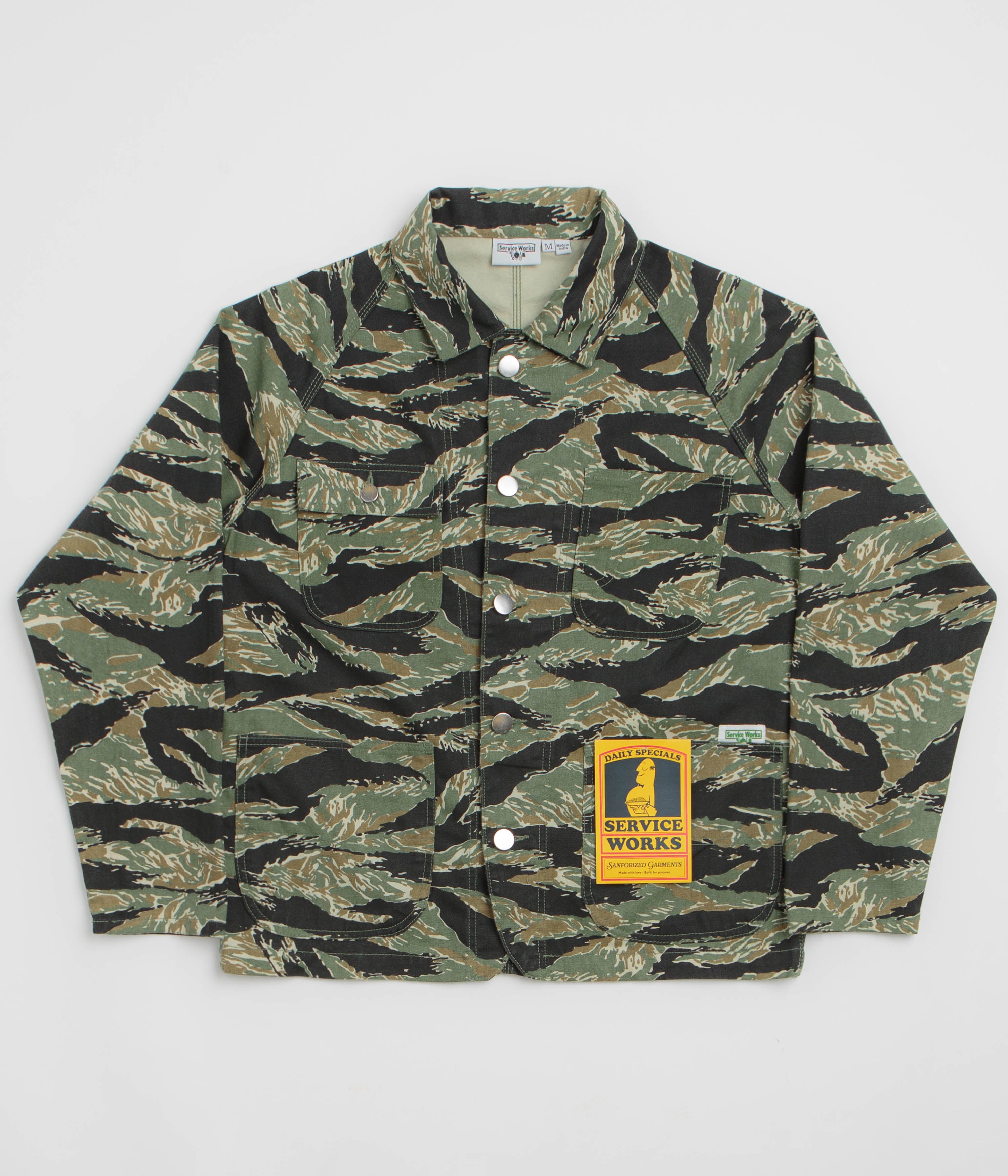 Service Works Tigerstripe Coverall 2.0 Jacket in Tigerstripe