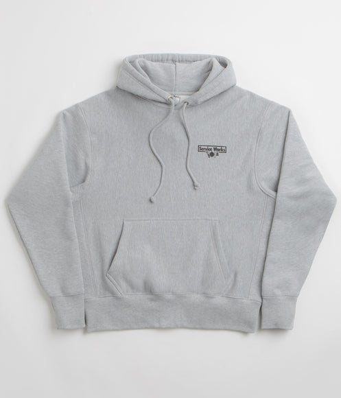 Service Works Trademark Hoodie - Heather Grey