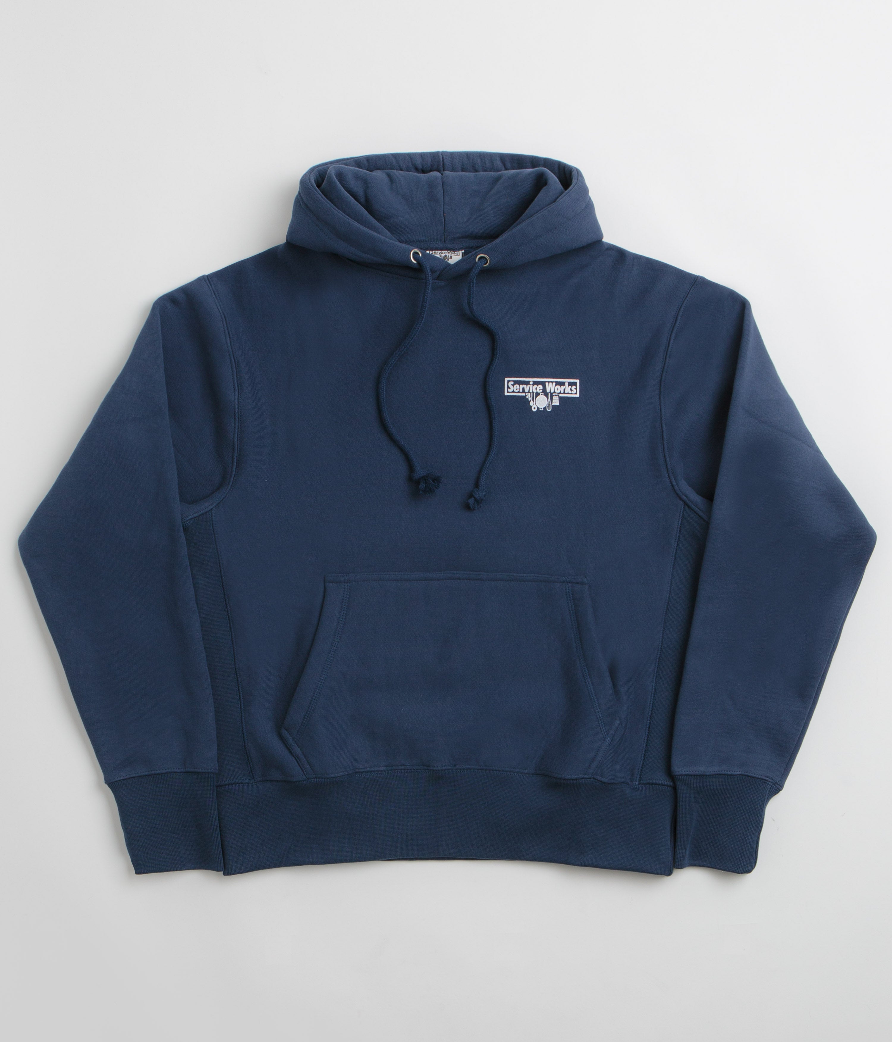 Service Works Trademark Hoodie in Navy