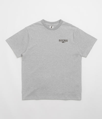 Service Works Trademark T-Shirt - Heather Grey / Black