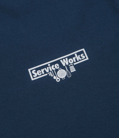 Service Works Trademark T-Shirt - Navy / White